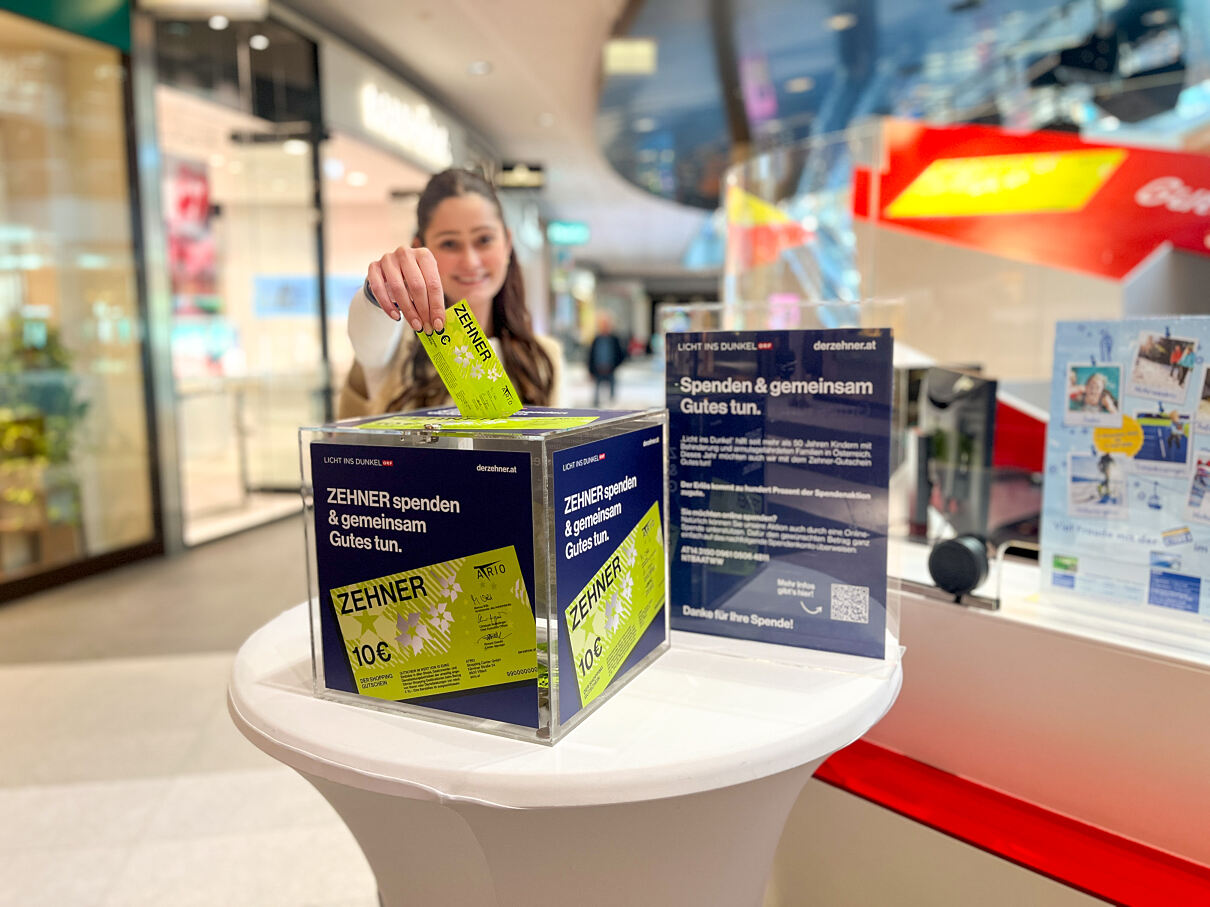 Spende für Licht ins Dunkel